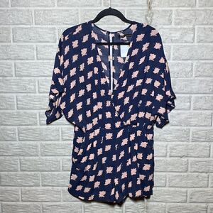 NWT MSRP $178 ViX L ROMPER Women's Size Large